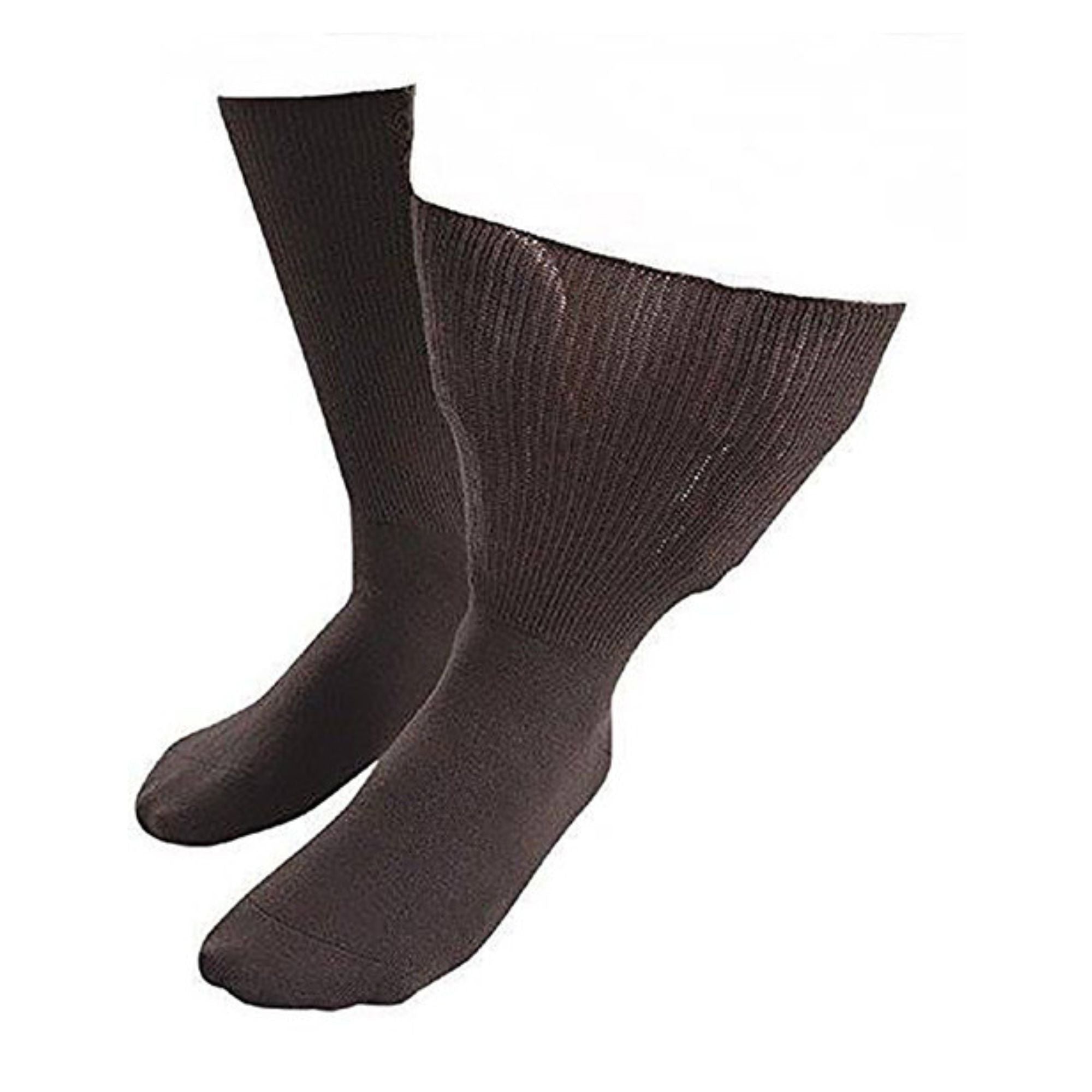 Sock Snob 1 Pack Extra Wide Loose Fit Cotton Oedema Socks for Swollen Ankles