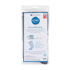 Sock Snob 1 Pack Extra Wide Loose Fit Cotton Oedema Socks for Swollen Ankles