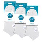 IOMI 9 Pack Mens Diabetic Trainer Socks