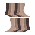 Sock Snob 12 Pairs Mens Gentle Grip Top Diabetic Socks