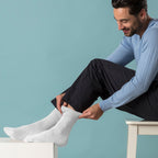 Sock Snob 12 Pairs Mens Gentle Grip Top Diabetic Socks