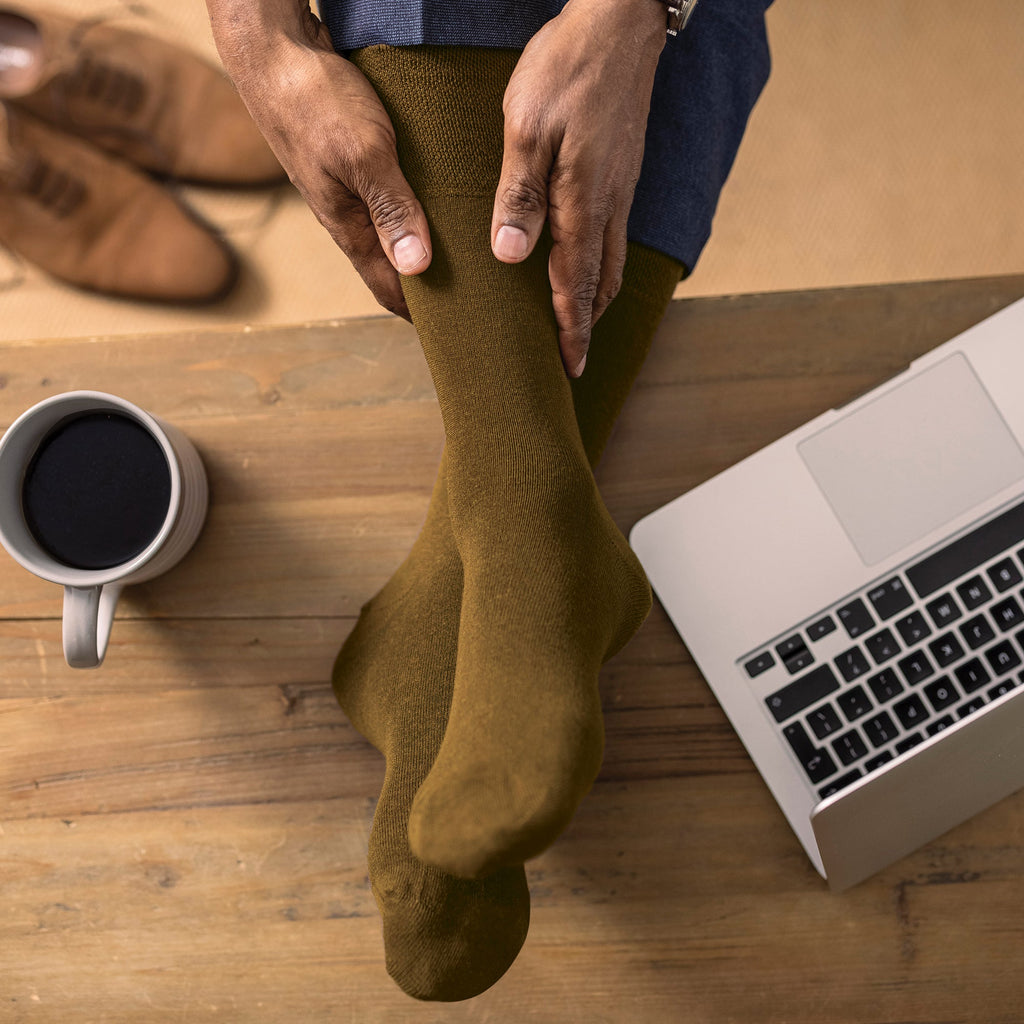 Sock Snob 12 Pairs Mens Gentle Grip Top Diabetic Socks