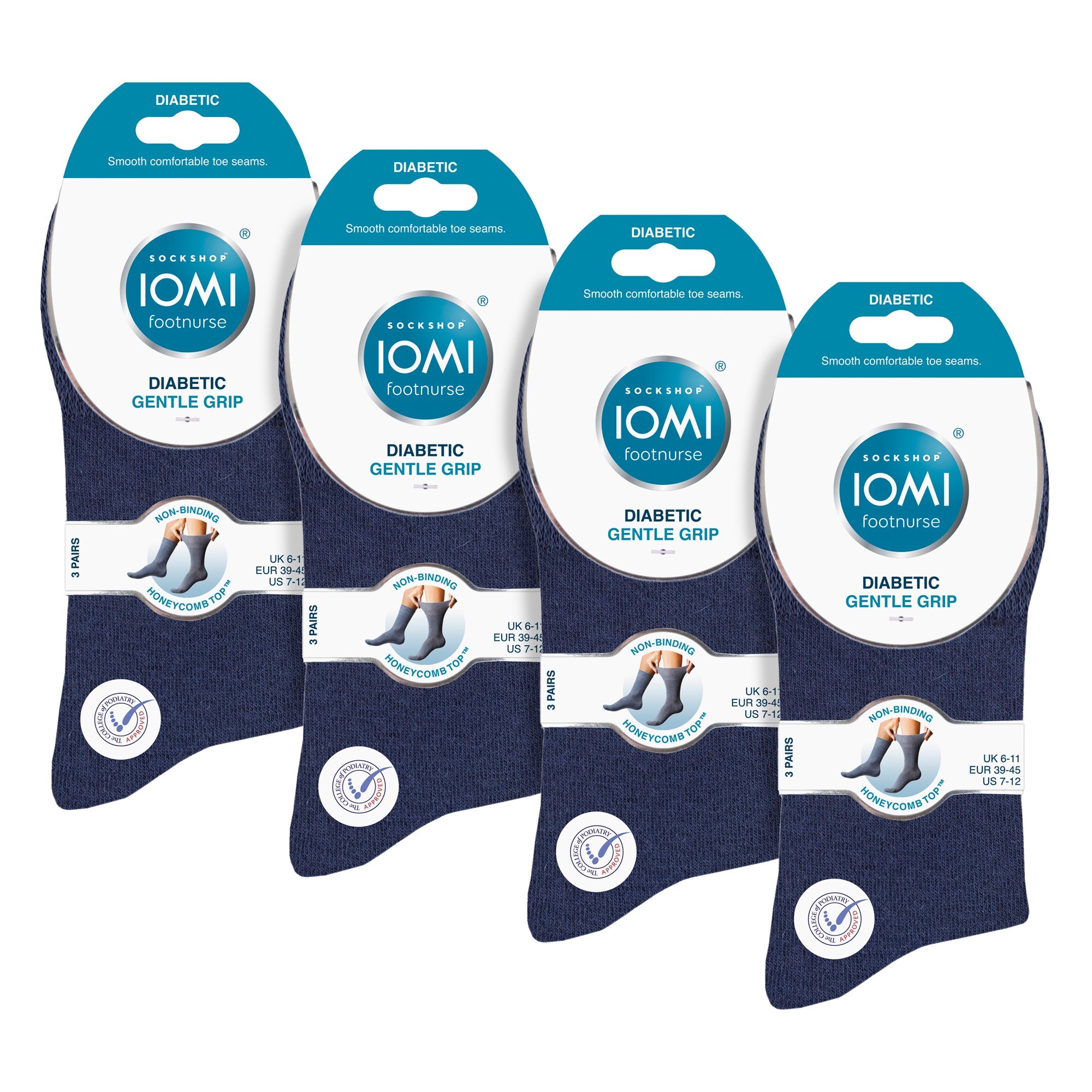 Sock Snob 12 Pairs Mens Gentle Grip Top Diabetic Socks