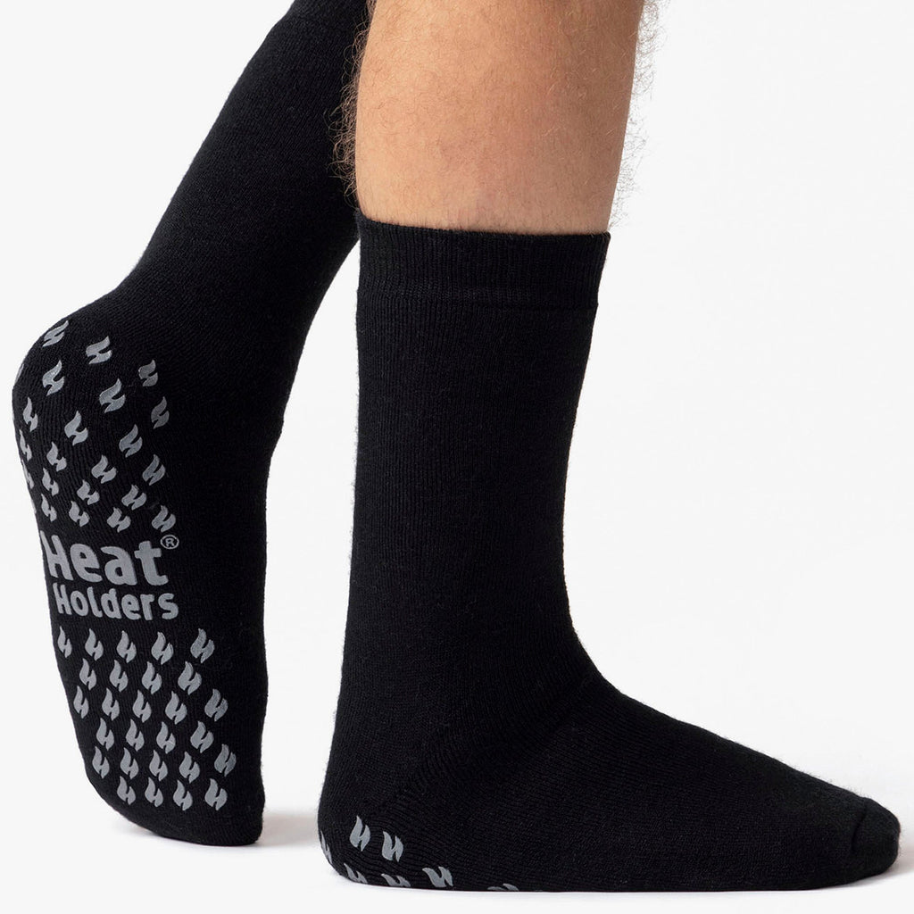 Sock Snob 1 Pack Thick 3.1 TOG Non Slip Thermal Slipper Socks for Raynauds
