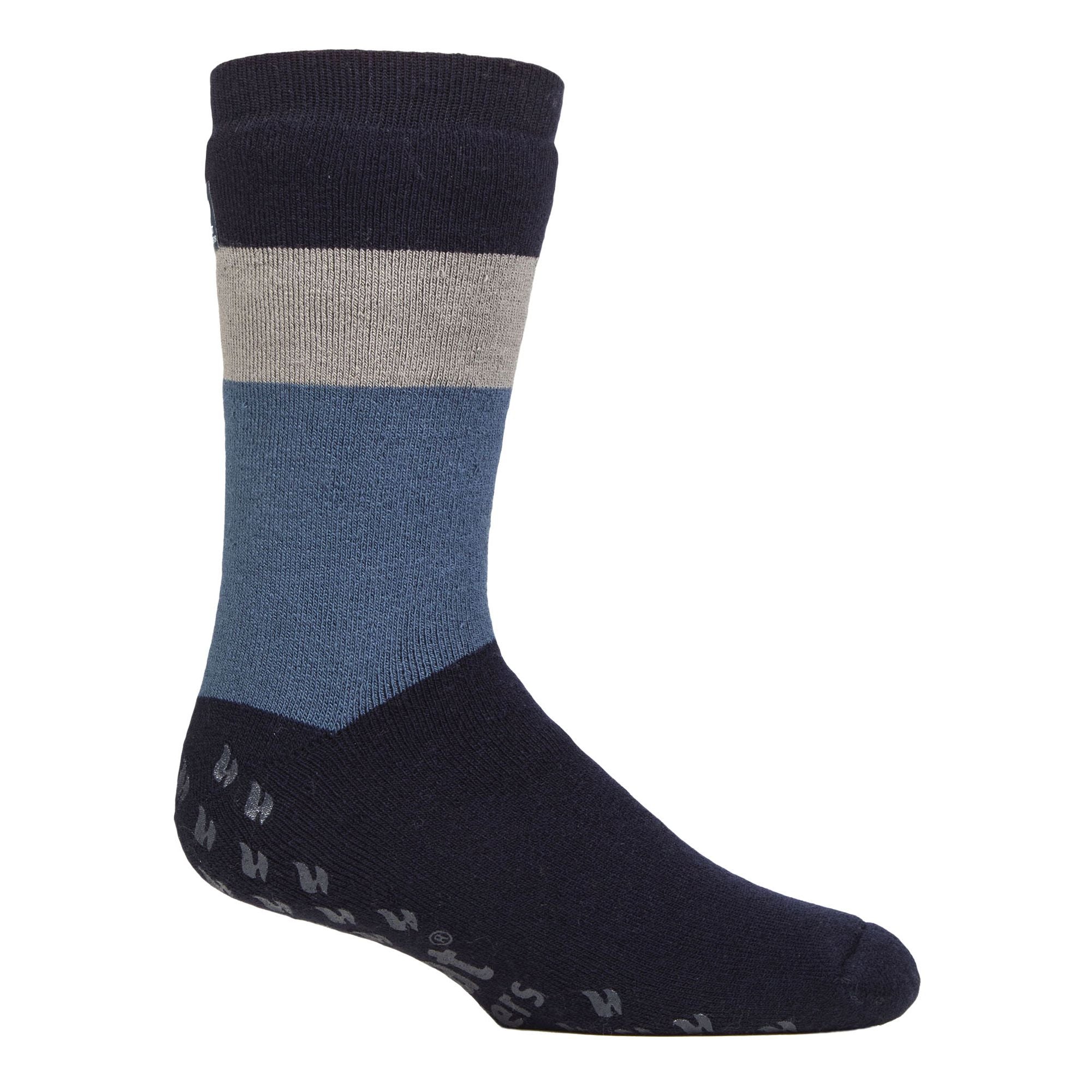 Sock Snob 1 Pack Thick 3.1 TOG Non Slip Thermal Slipper Socks for Raynauds