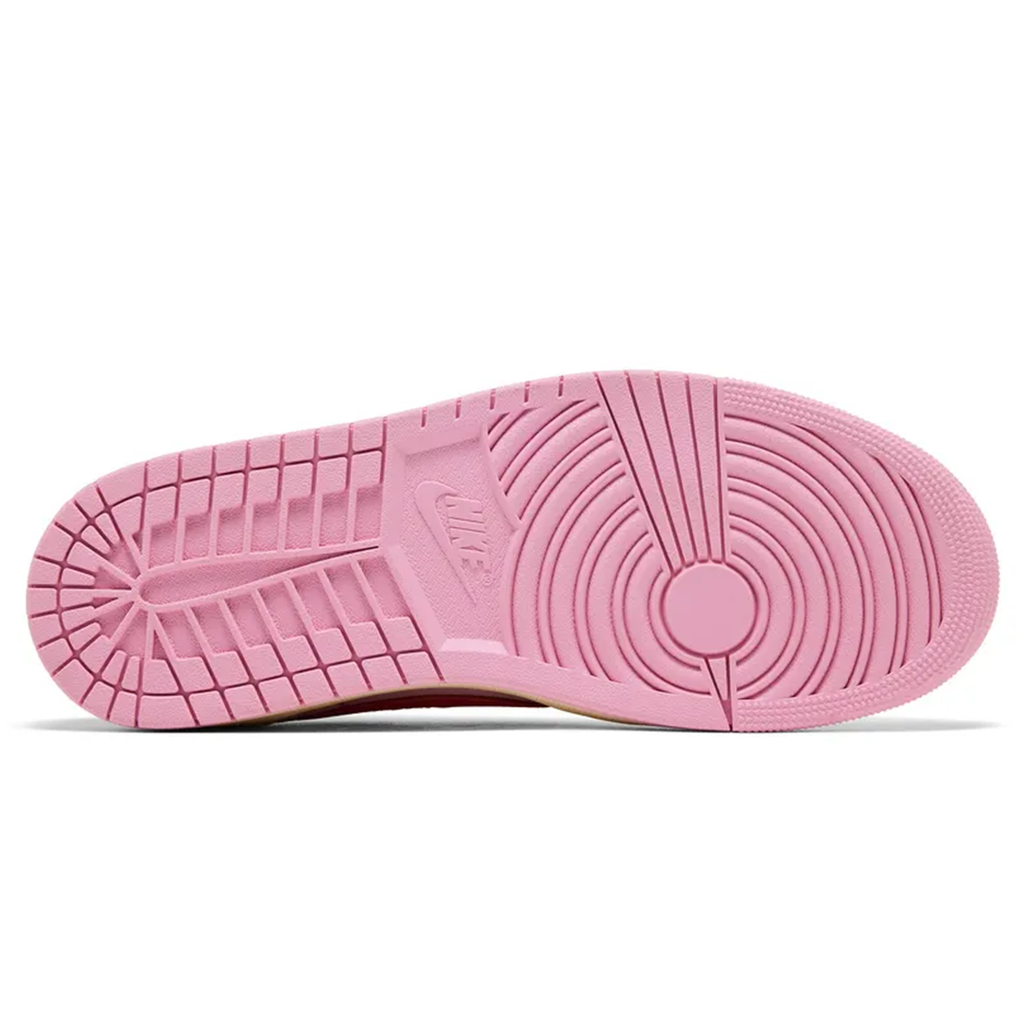 Travis Scott x Air Jordan 1 Low OG Sail Tropical Pink trainers outsole detail