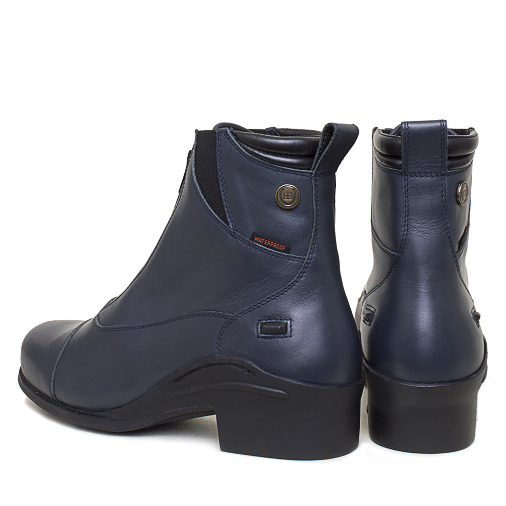 Bareback Footwear Idaho Storm Waterproof Jodhpur Riding Boots Navy