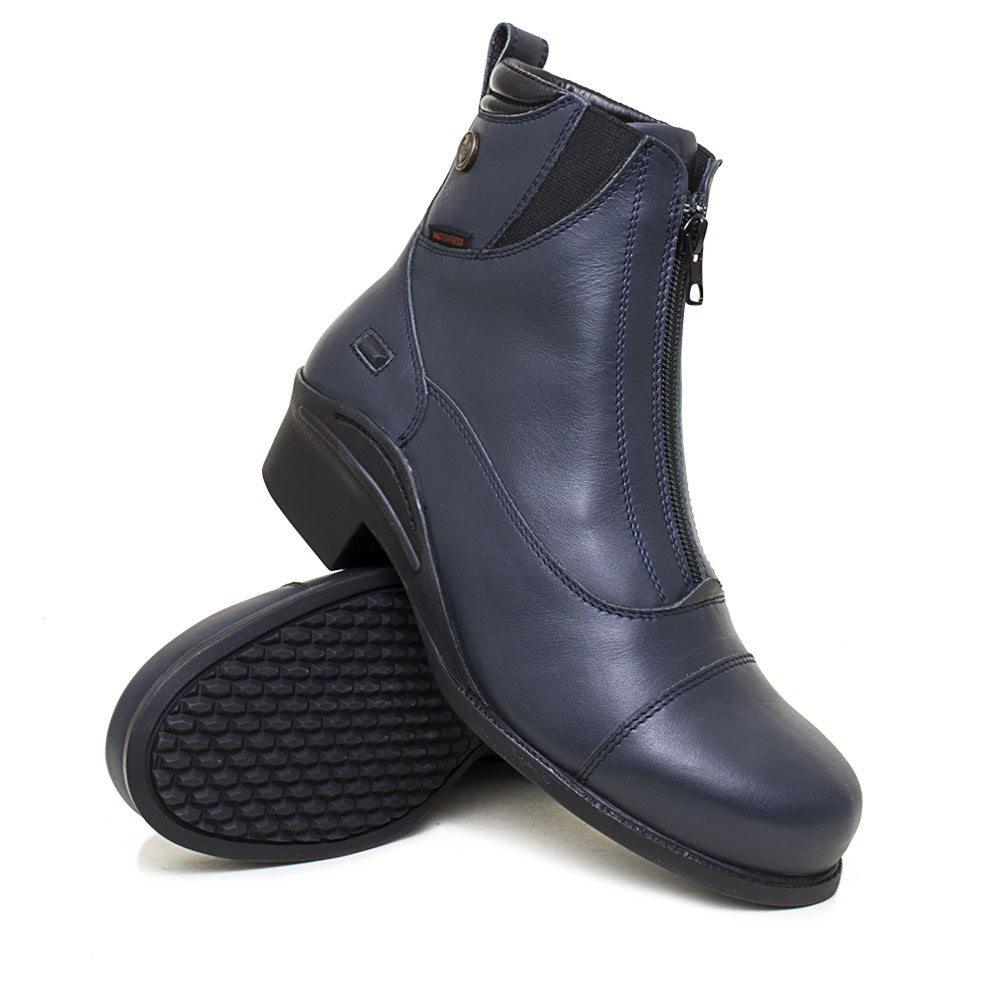 Bareback Footwear Idaho Storm Waterproof Jodhpur Riding Boots Navy