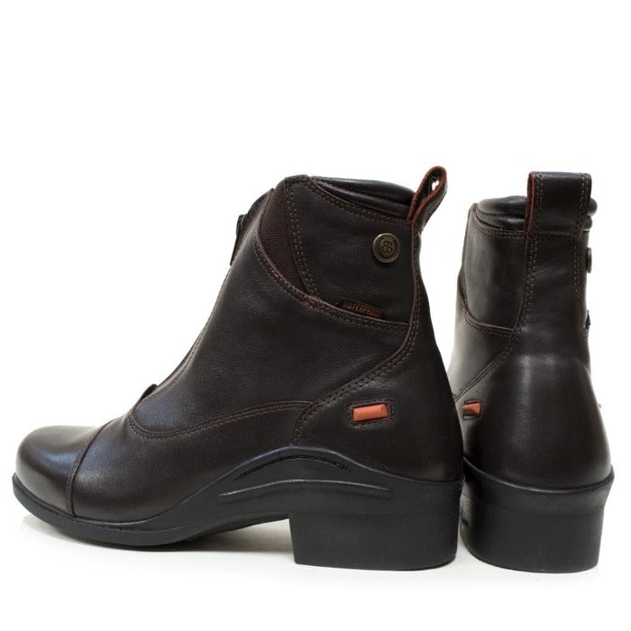 Bareback Footwear Idaho Storm Waterproof Jodhpur Riding Boots Brown