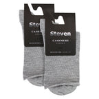 Steven 2 Pairs Womens Cashmere Socks - Luxury