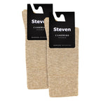 Steven 2 Pairs Mens Cashmere Socks - Luxury
