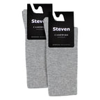Steven 2 Pairs Mens Cashmere Socks - Luxury