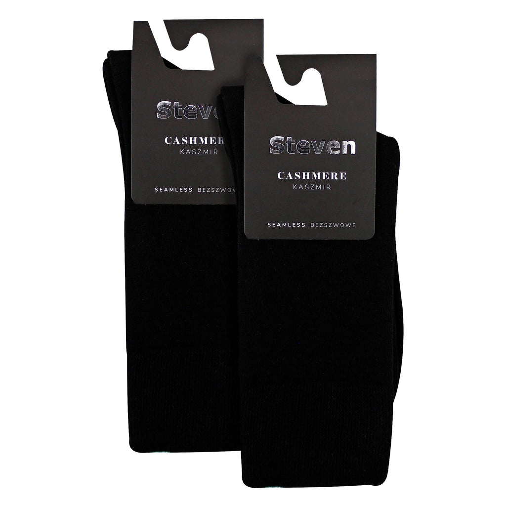 Steven 2 Pairs Mens Cashmere Socks - Luxury