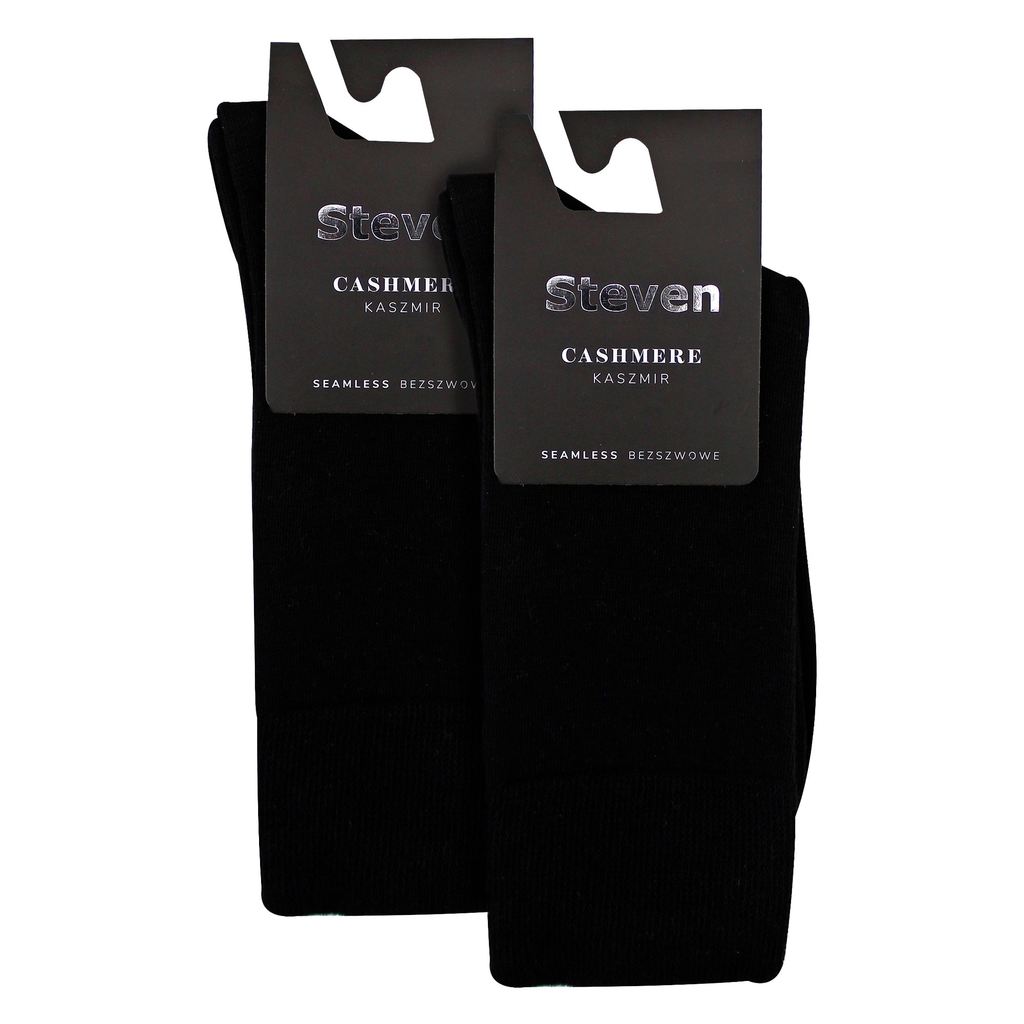 Steven 2 Pairs Mens Cashmere Socks - Luxury
