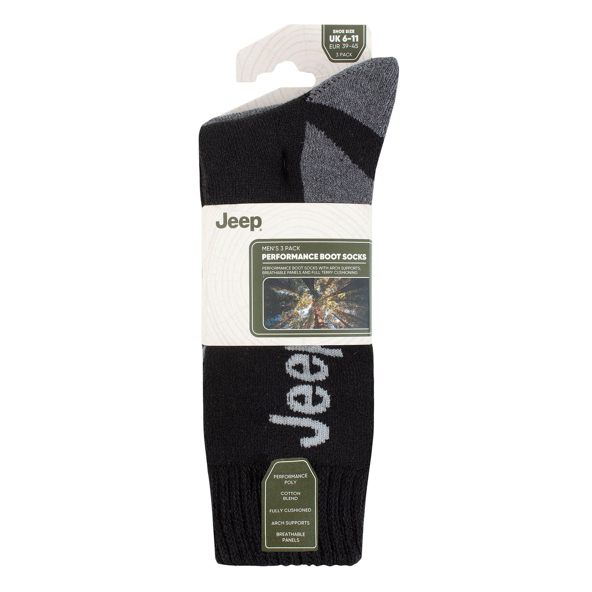 Sock Snob 3 Pack Mens Walking Boot Socks