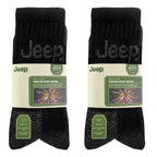 Jeep Mens Luxury Cushioned Cotton Hiking Socks Multipack Options