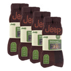 Jeep Mens Luxury Cushioned Cotton Hiking Socks Multipack Options