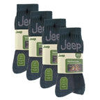 Jeep Mens Luxury Cushioned Cotton Hiking Socks Multipack Options