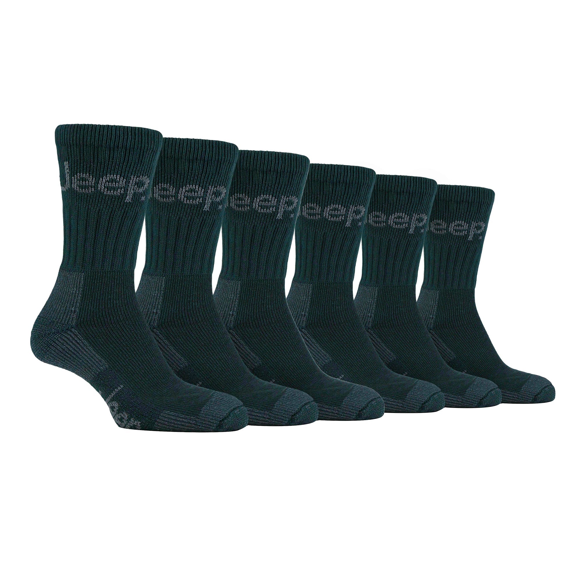 Jeep Mens Luxury Cushioned Cotton Hiking Socks Multipack Options