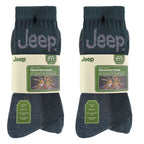 Jeep Mens Luxury Cushioned Cotton Hiking Socks Multipack Options