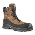 Jallatte Jalacer Sas S3 CI SRC Water-Repellent Safety Work Safety Boots Brown / Black