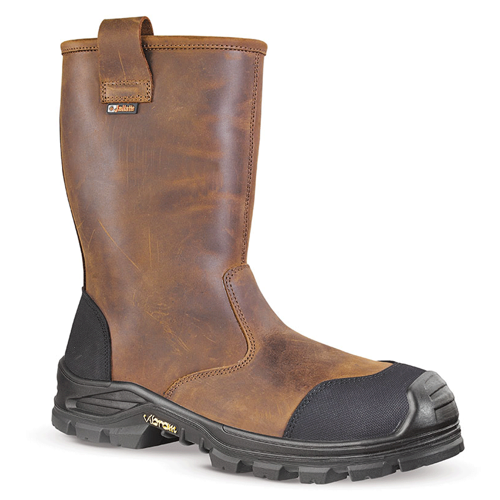 Jallatte Jalsalix Sas S3 CI SRC Water-Repellent Safety Work Safety Boots Brown
