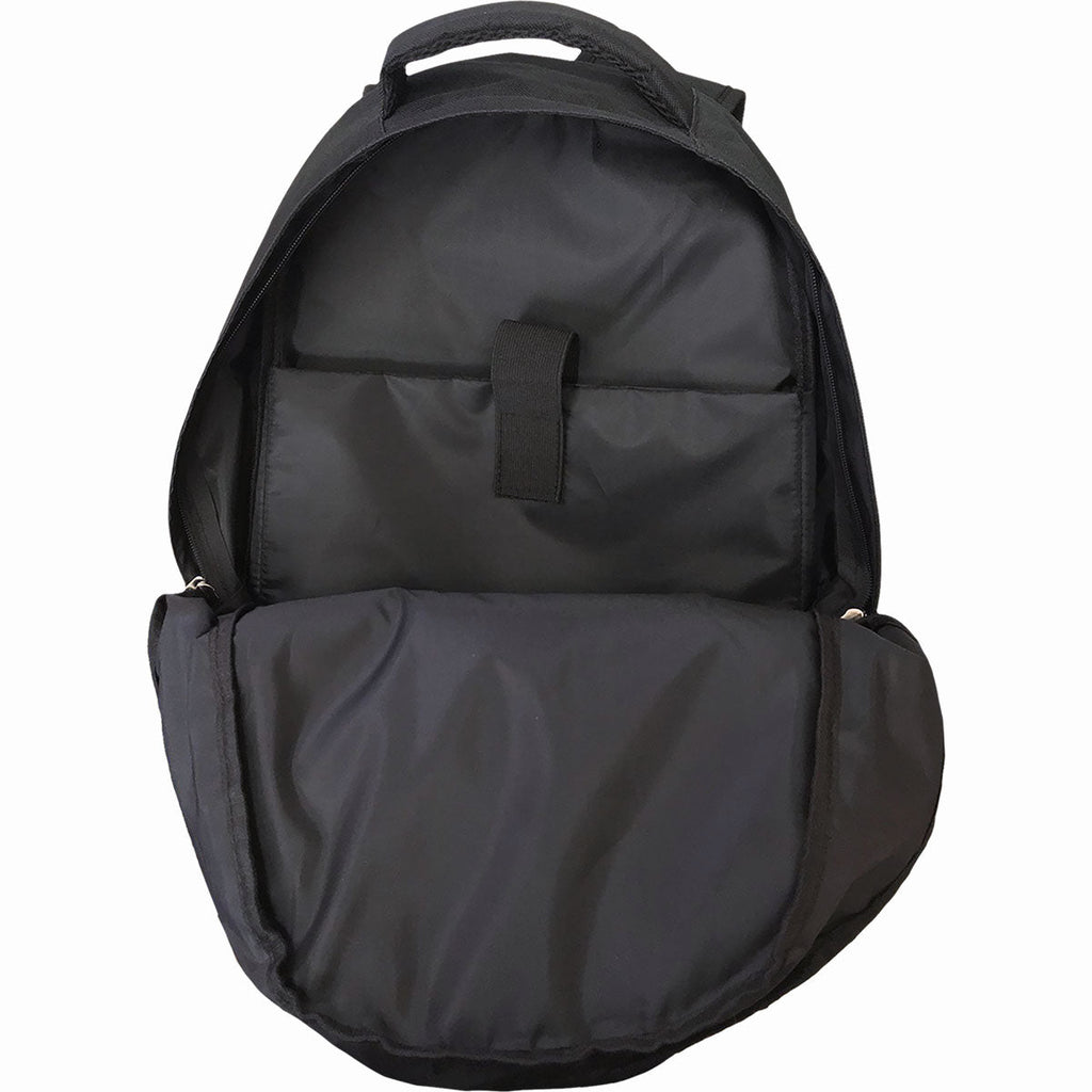 Death Embers laptop backpack back view