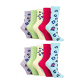 Wildfeet 10 Pairs Womens Bamboo Crew Socks with Patterns