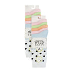 Wildfeet 10 Pairs Womens Bamboo Crew Socks with Patterns