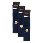 Sock Snob 3 Pairs Mens Knee High Soft Breathable Merino Wool Socks