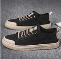 Mens Canvas Breathable Cushioned Lace Up Trainers