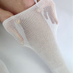 Dr.Socks 4 Pack Long Bamboo Diabetic Socks with Grips for Men and Women