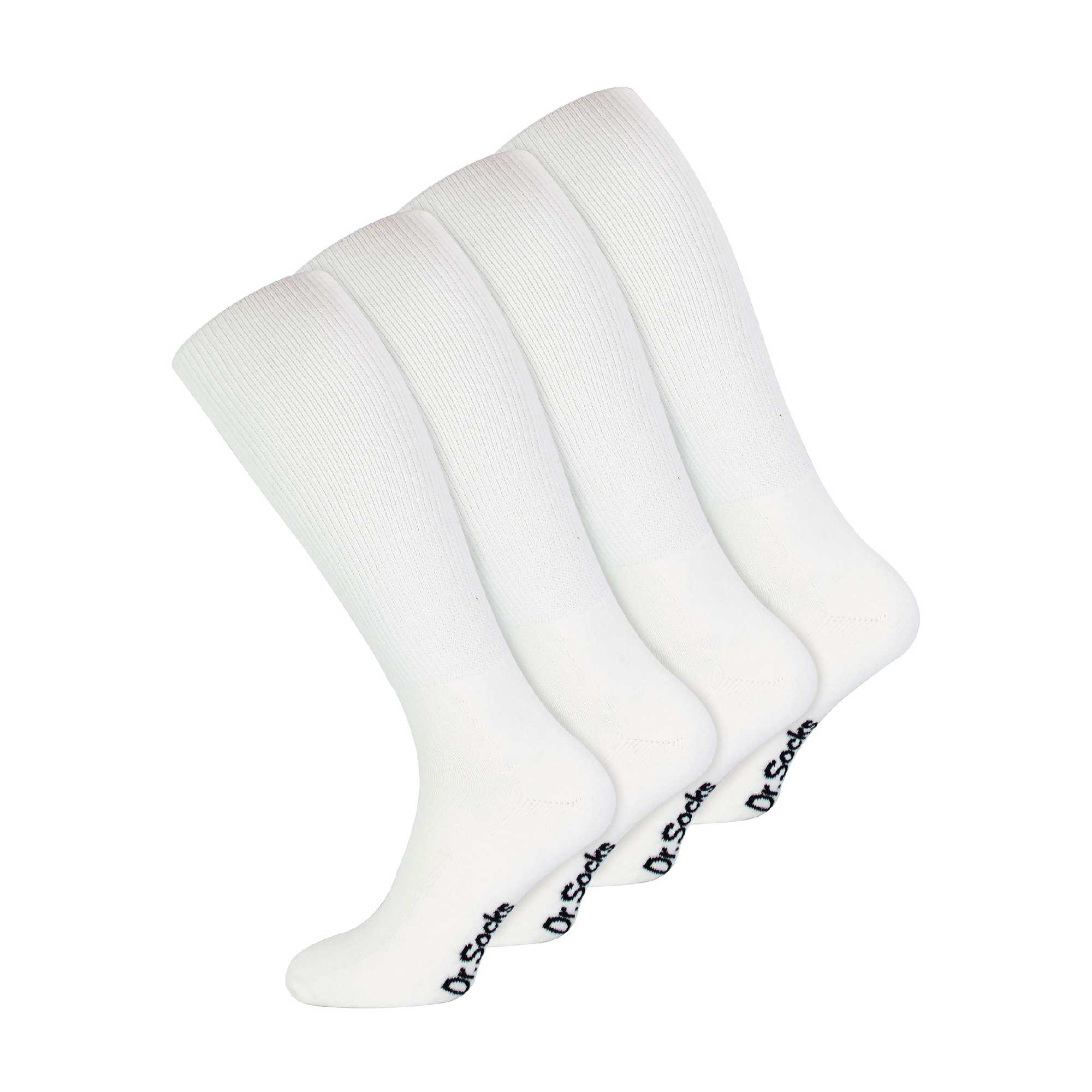 Dr.Socks 4 Pack Extra Wide Knee High Bamboo Diabetic Socks