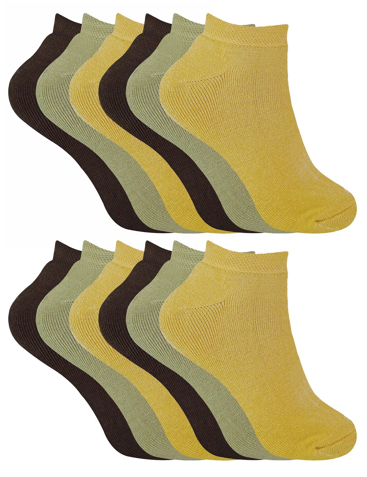 Sock Snob Womens Cushioned Low Cut Ankle Thermal Trainer Socks Multipack Options