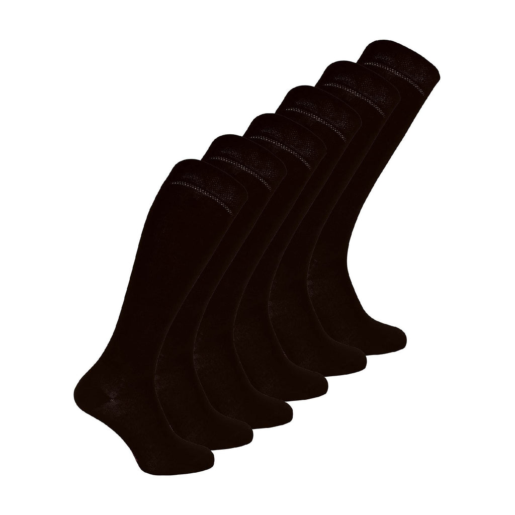 Sock Snob Womens 6 Pairs Long Bamboo Socks