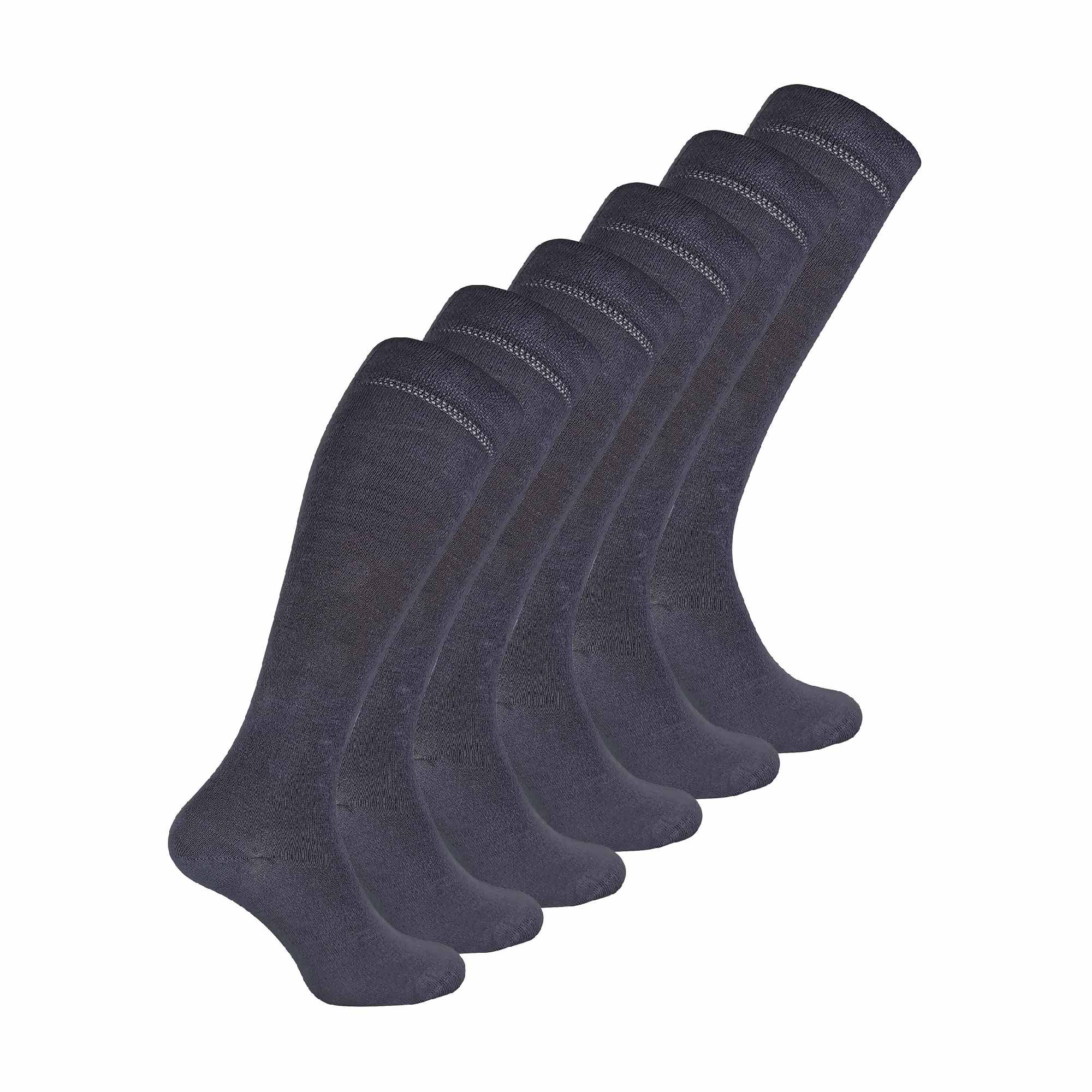 Sock Snob Womens 6 Pairs Long Bamboo Socks