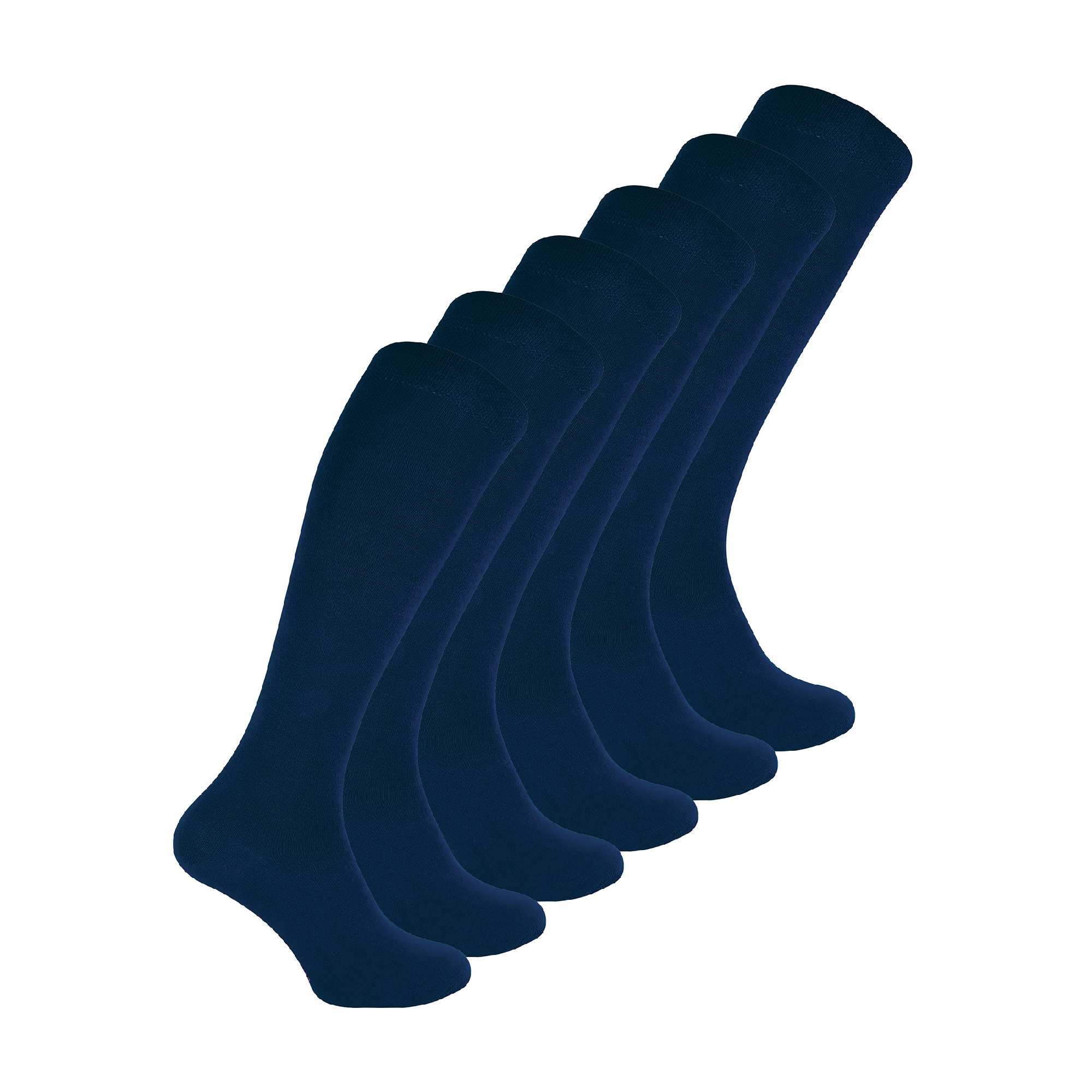 Sock Snob Womens 6 Pairs Long Bamboo Socks