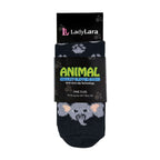 Sock Snob 1 Pack Womens Fluffy Animal Pattern Slipper Socks with Grips