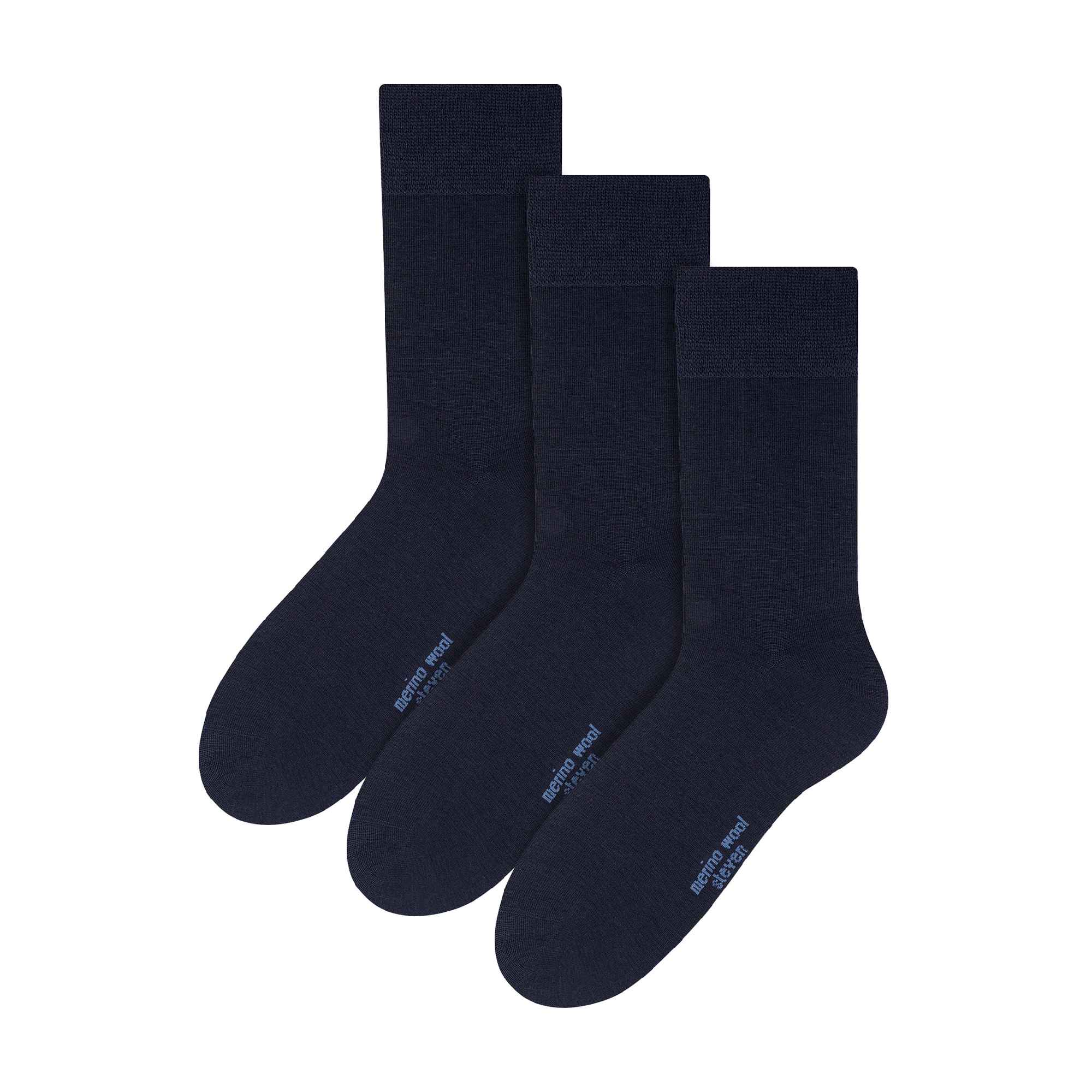 Sock Snob 3 Pairs Mens Warm Merino Wool Socks