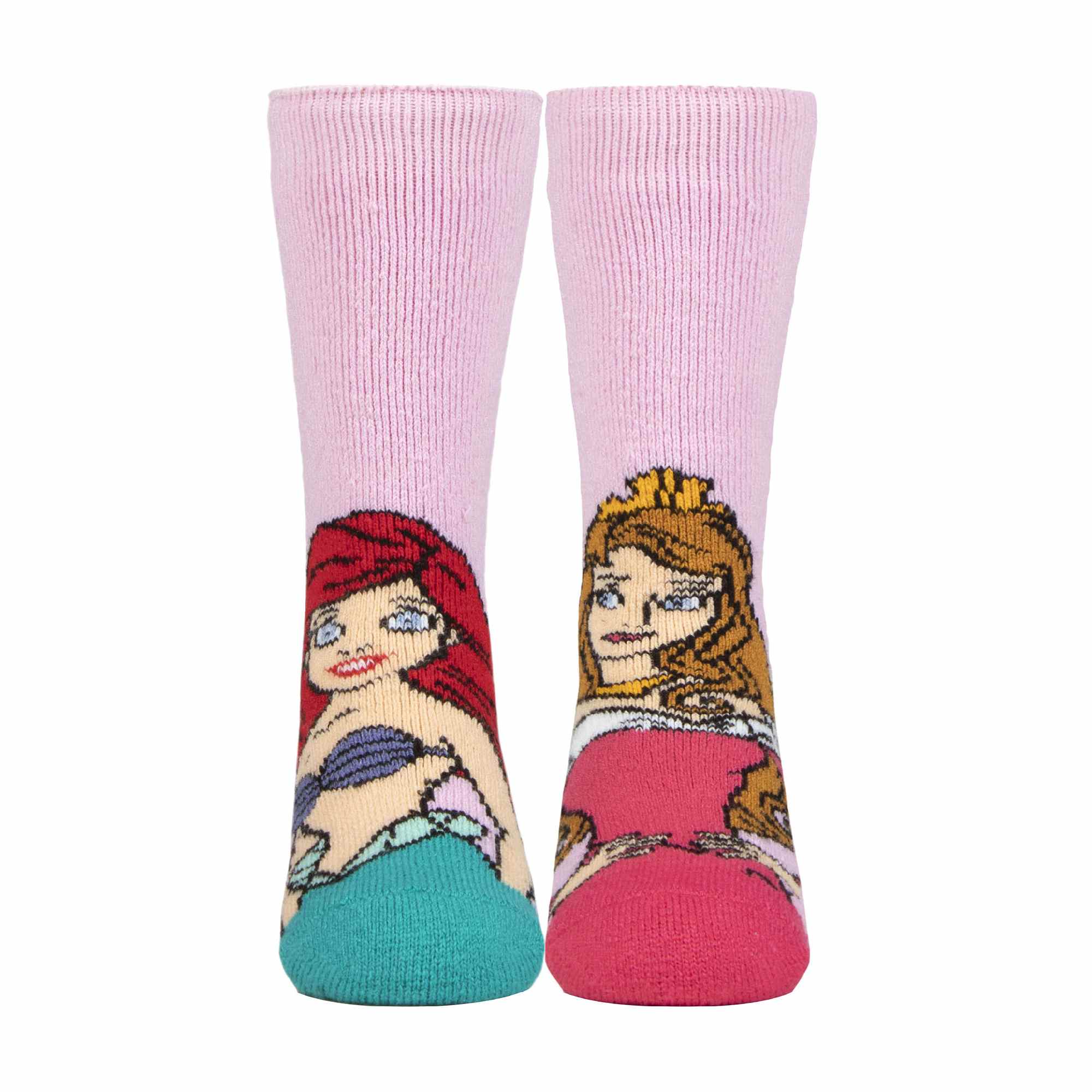 Heat Holders Kids Disney Princess Novelty Lightweight Thermal Socks