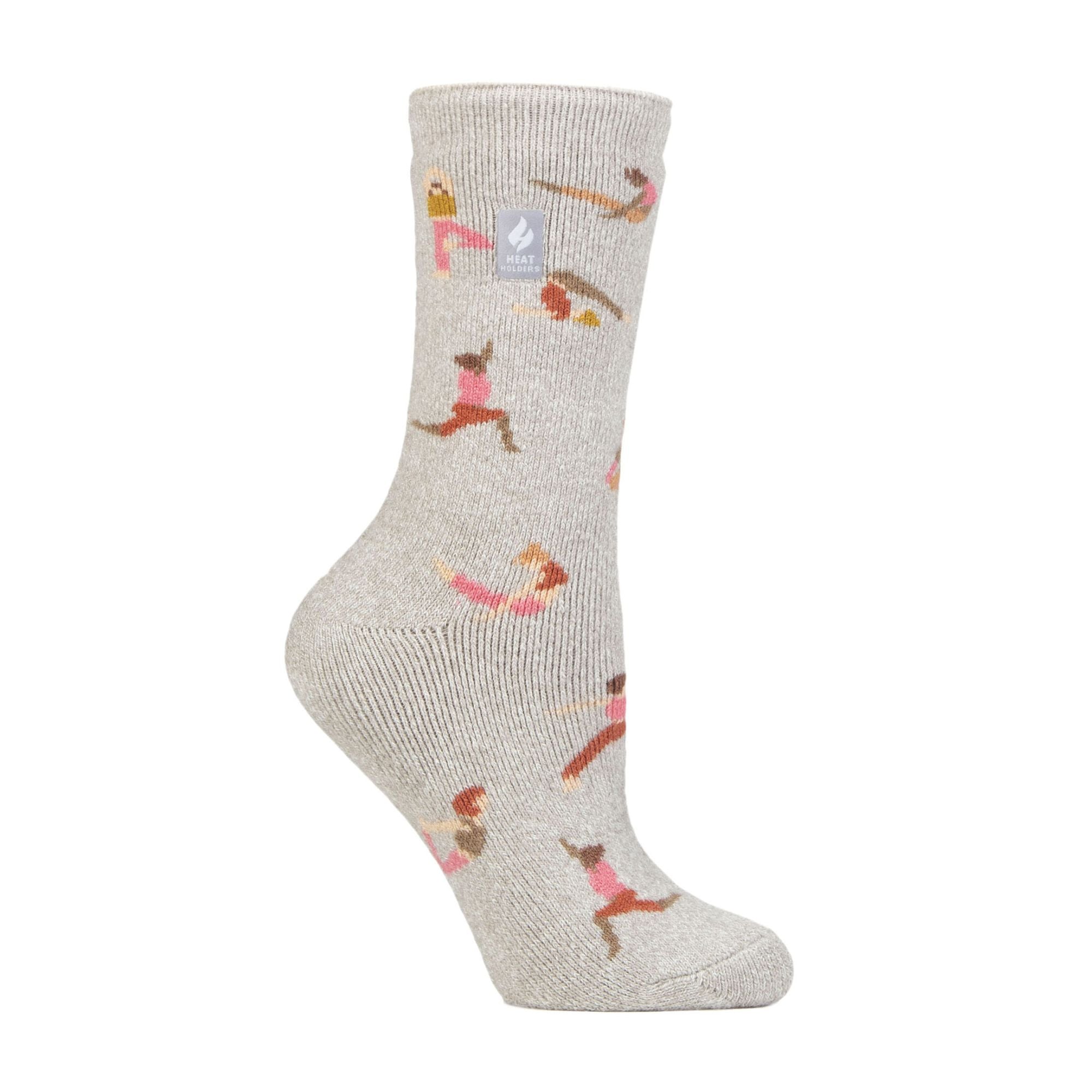 Heat Holders Womens Hobby Activity Patterned Lightweight Thermal Lite Socks