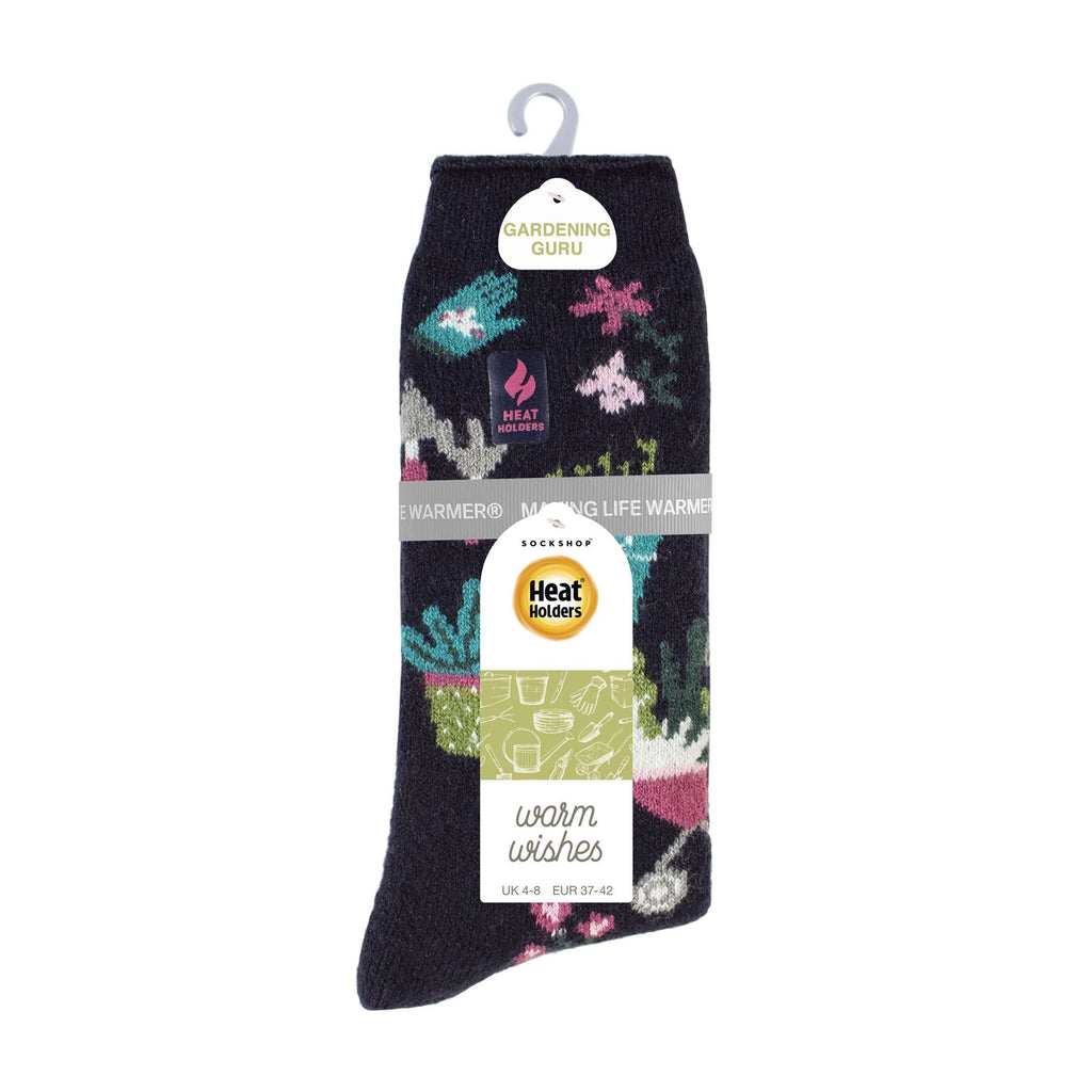 Heat Holders Womens Hobby Activity Patterned Lightweight Thermal Lite Socks
