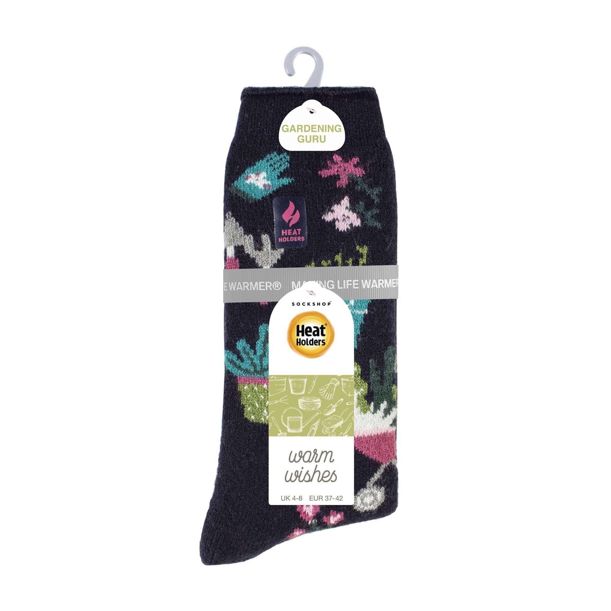 Heat Holders Womens Hobby Activity Patterned Lightweight Thermal Lite Socks