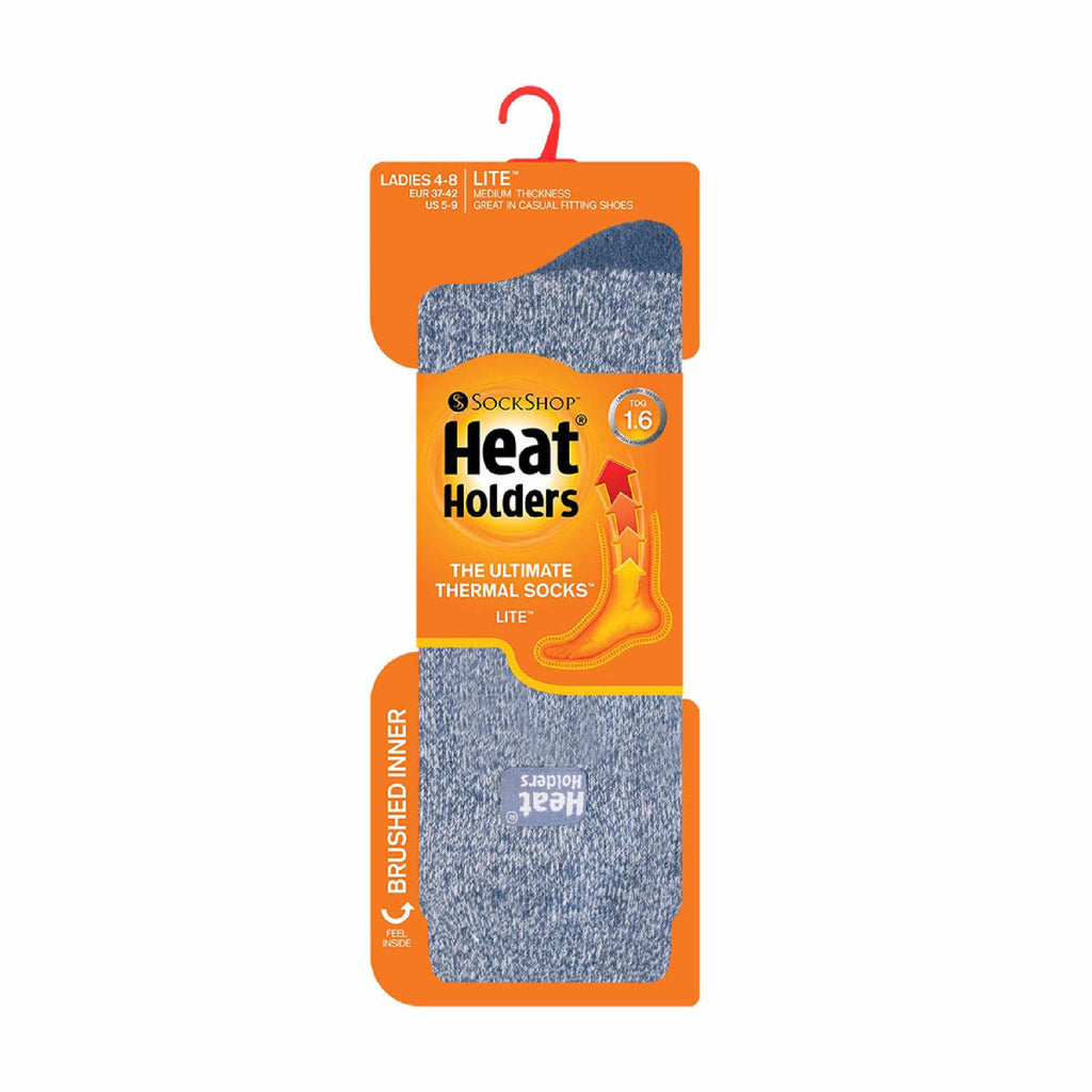 Heat Holders 3 Pairs Womens Thin Lightweight Thermal Dress Socks for Winter