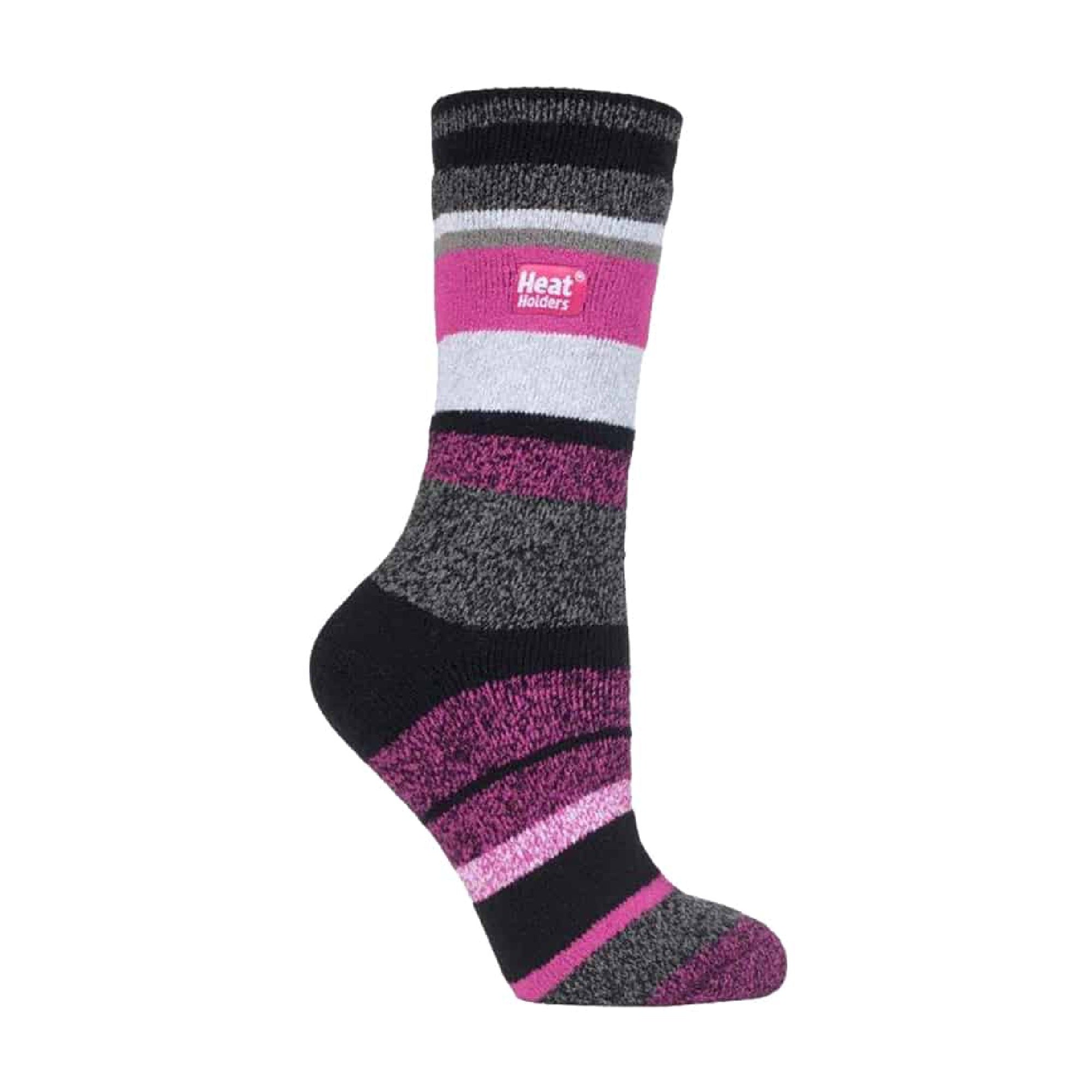 Sock Snob Womens Thin Lightweight Patterned Casual Winter Warm Thermal Socks
