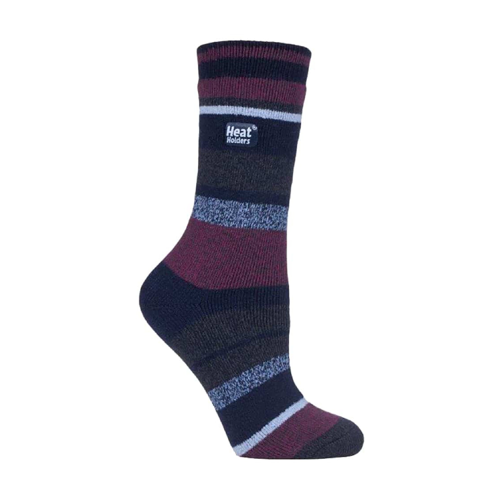 Sock Snob Womens Thin Lightweight Patterned Casual Winter Warm Thermal Socks