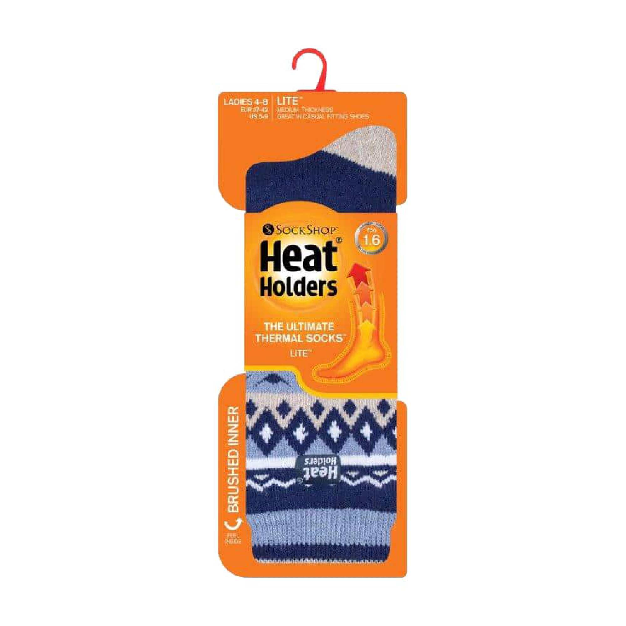 Sock Snob Womens Thin Lightweight Patterned Casual Winter Warm Thermal Socks