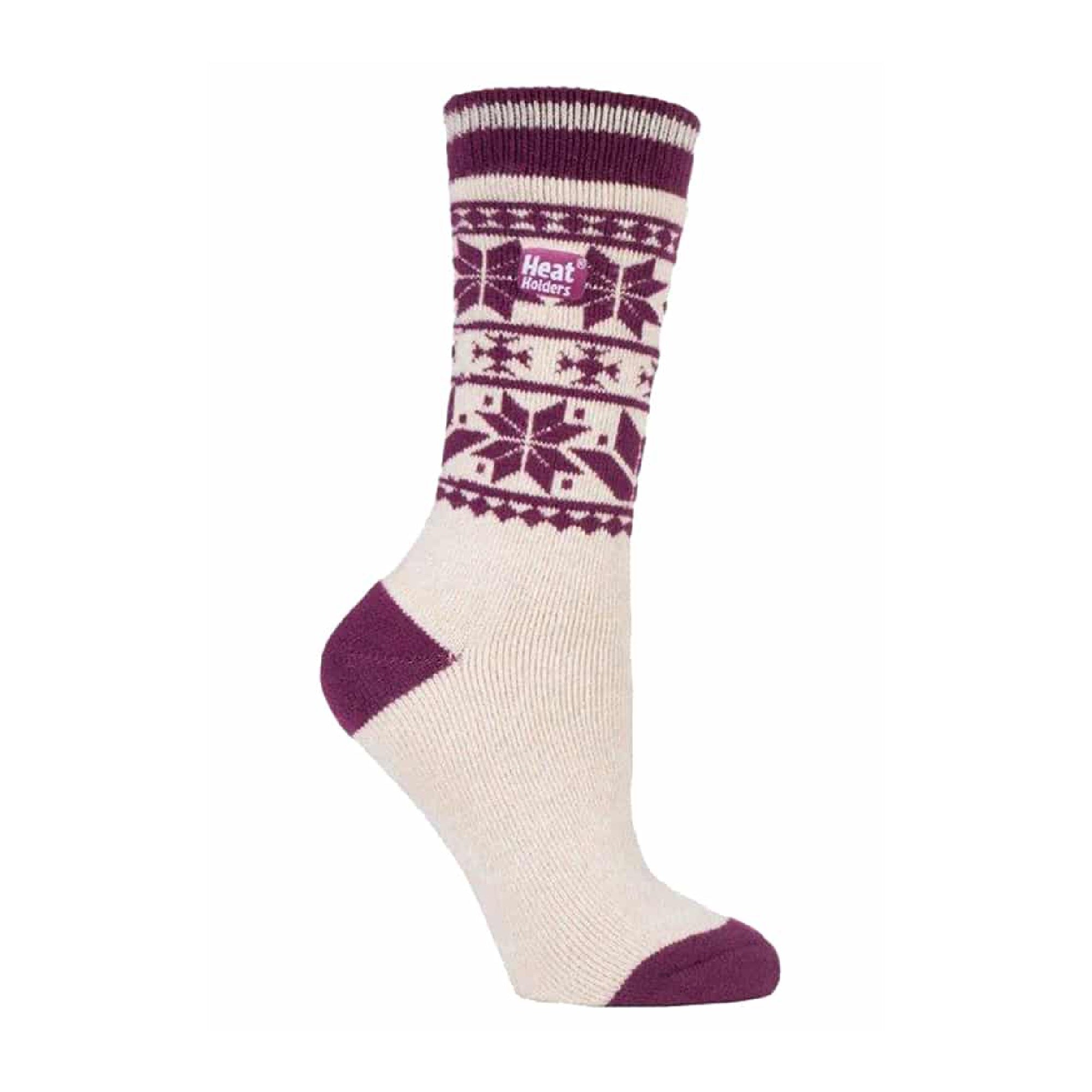 Sock Snob Womens Thin Lightweight Patterned Casual Winter Warm Thermal Socks