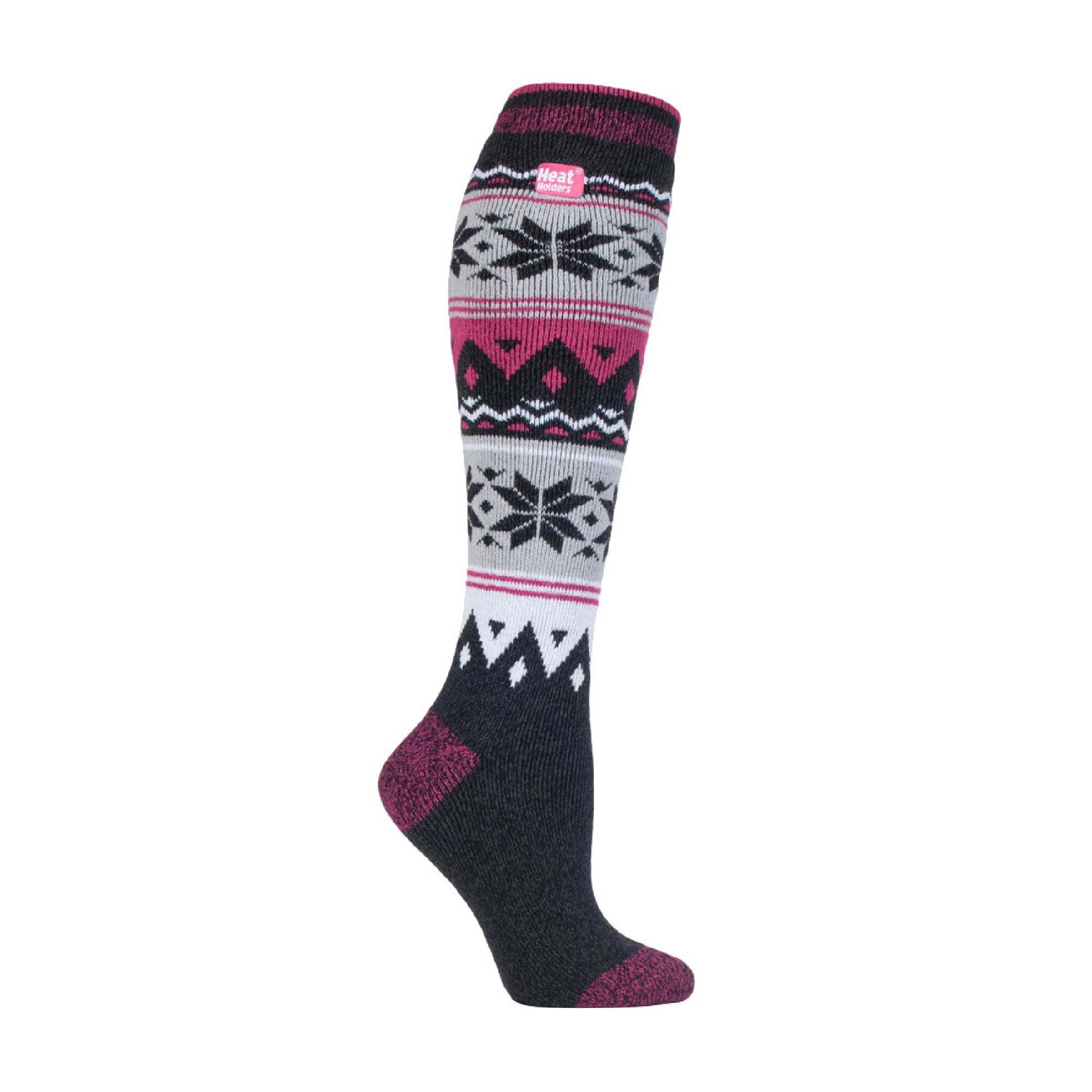Sock Snob Womens Thin Extra Long Lightweight Knee High Thermal Socks