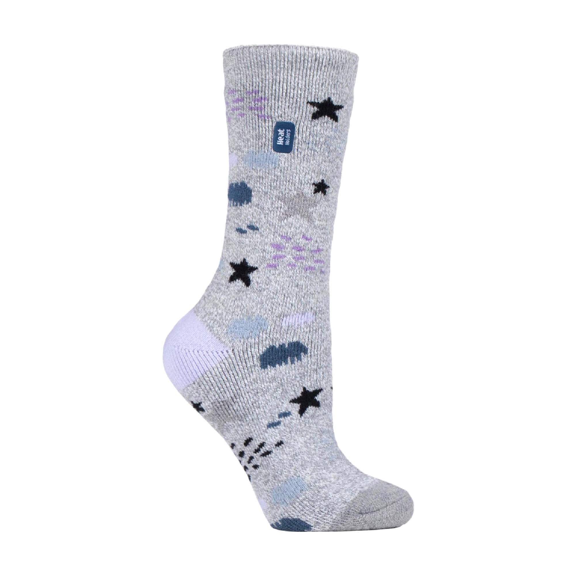 Sock Snob Womens Thin Lightweight Patterned Casual Winter Warm Thermal Socks